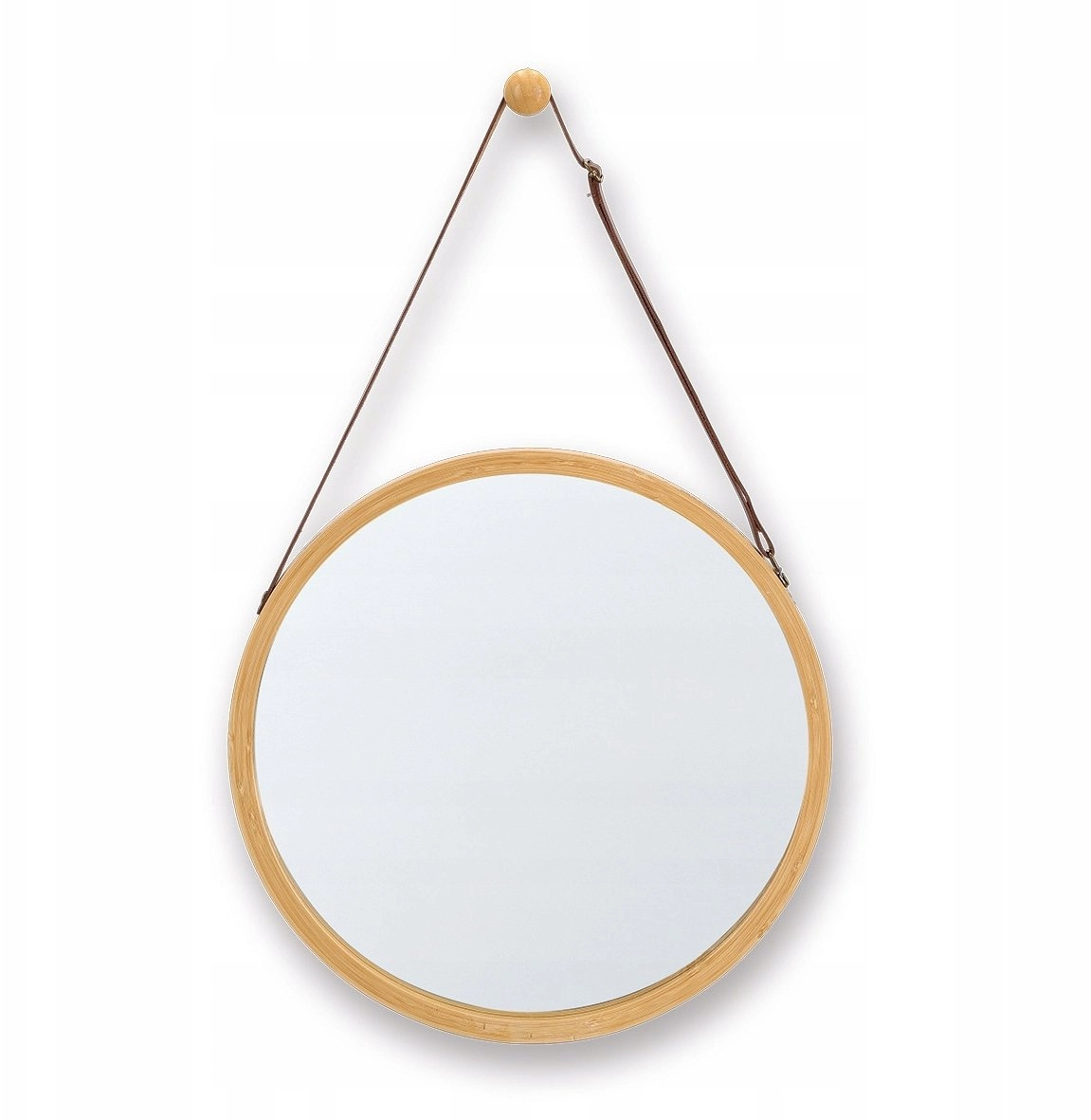 Zeller Round bamboo wall mirror ZELLER