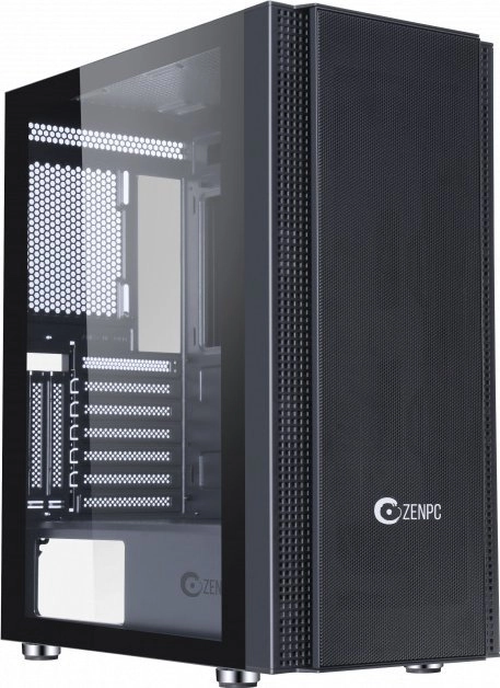 Zenpc korpuss ZENPC Z5 Mesh Core Black datora korpuss
