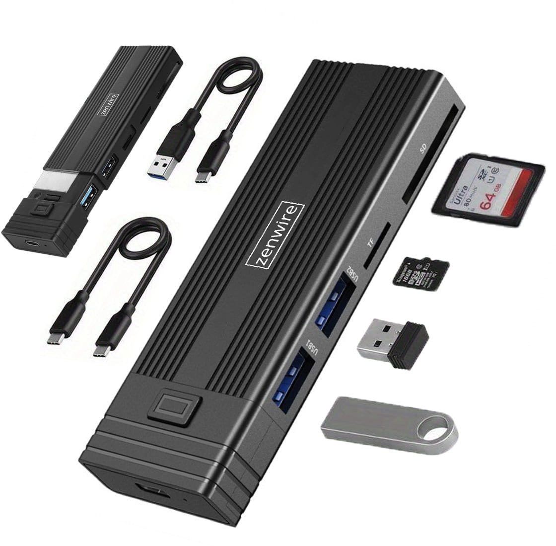 HUB case USB-C 7in1 SSD M