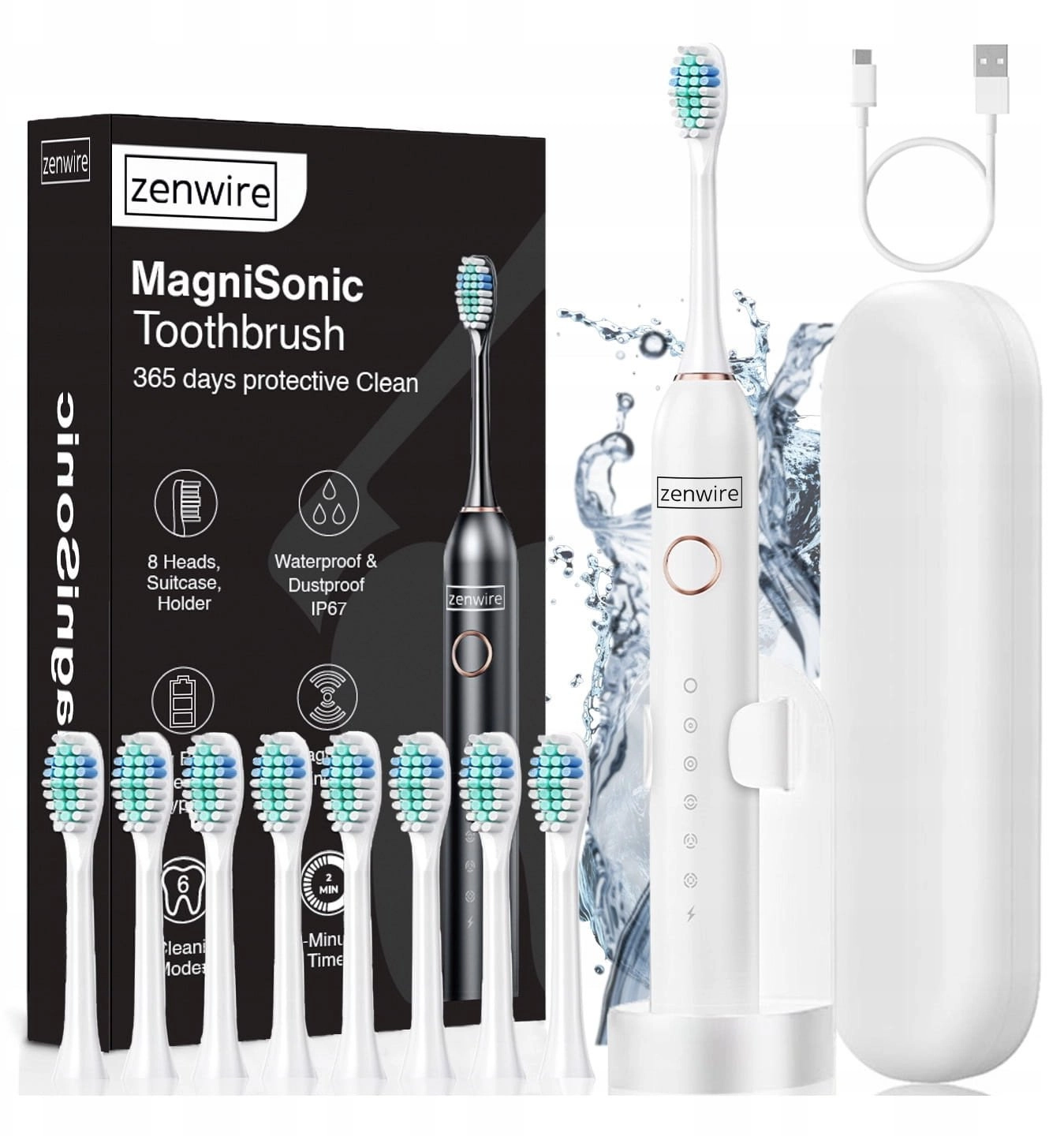 Sonic Magnetic Electric Toothbrush for Adult