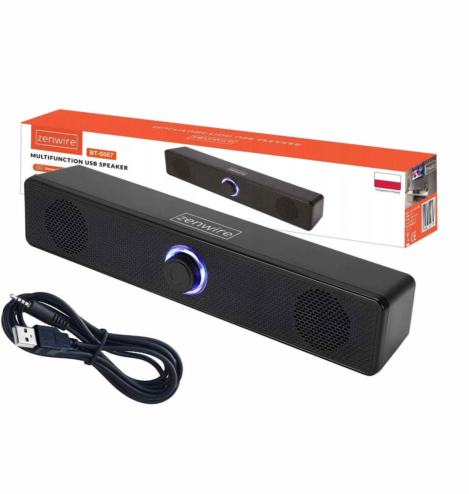 Głośniki komputerowe Zenwire Mini Soundbar (BT-S057)