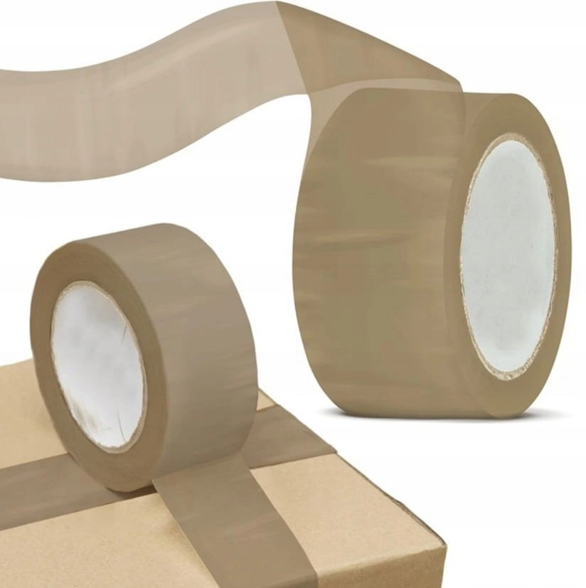 Courier Adhesive Packing Tape Strong Brown