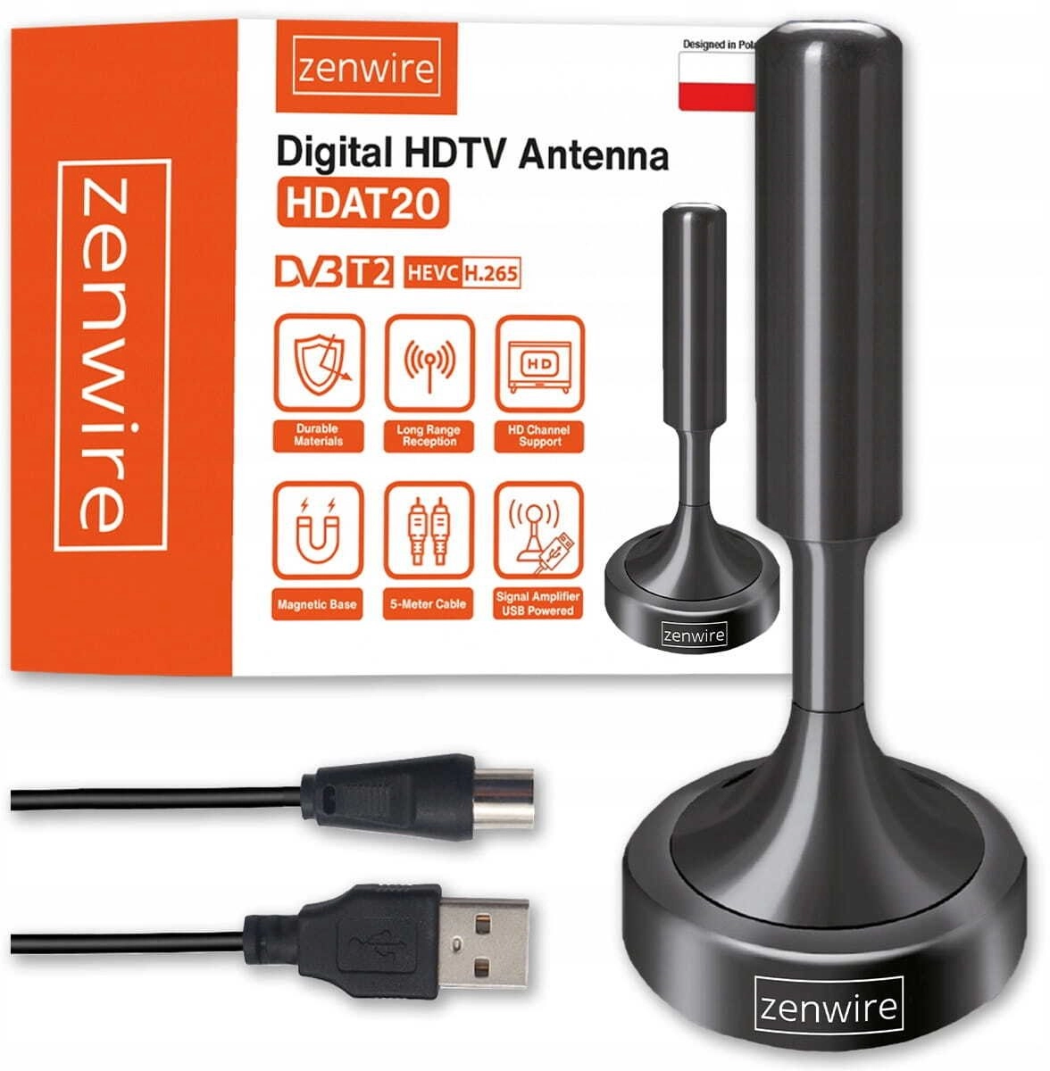 Antenna for Terrestrial Television Indoor DVBT2