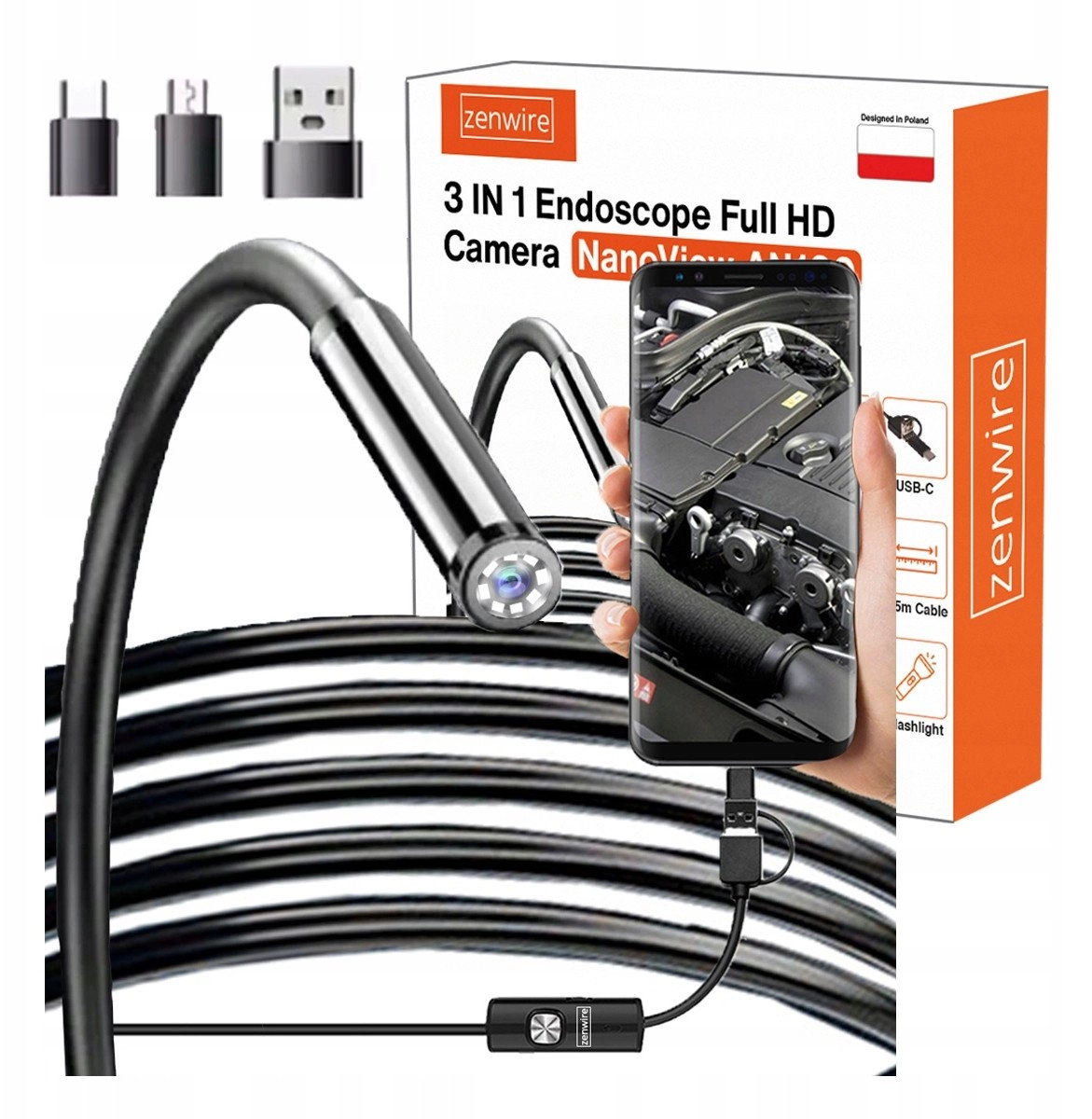 Workshop Inspection Camera Endoscope for Android