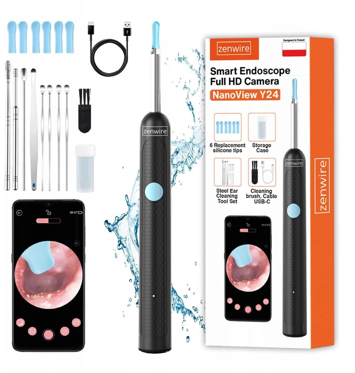 Endoscope Otoscope Ear Cleaning Device Ear