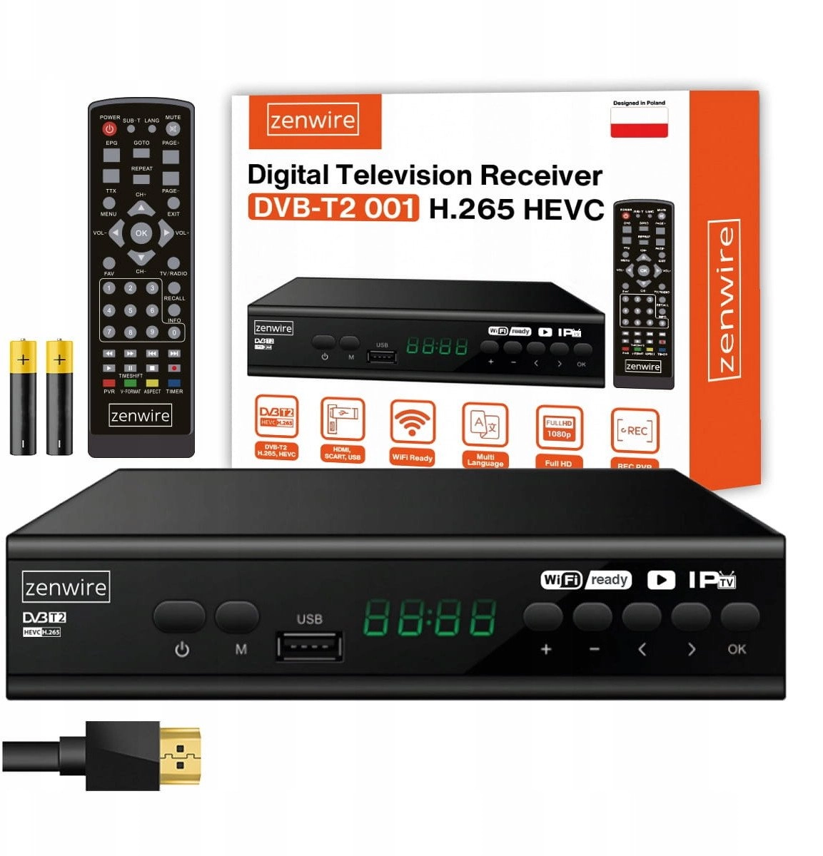 DVB-T2 HEVC H.265 Full HD