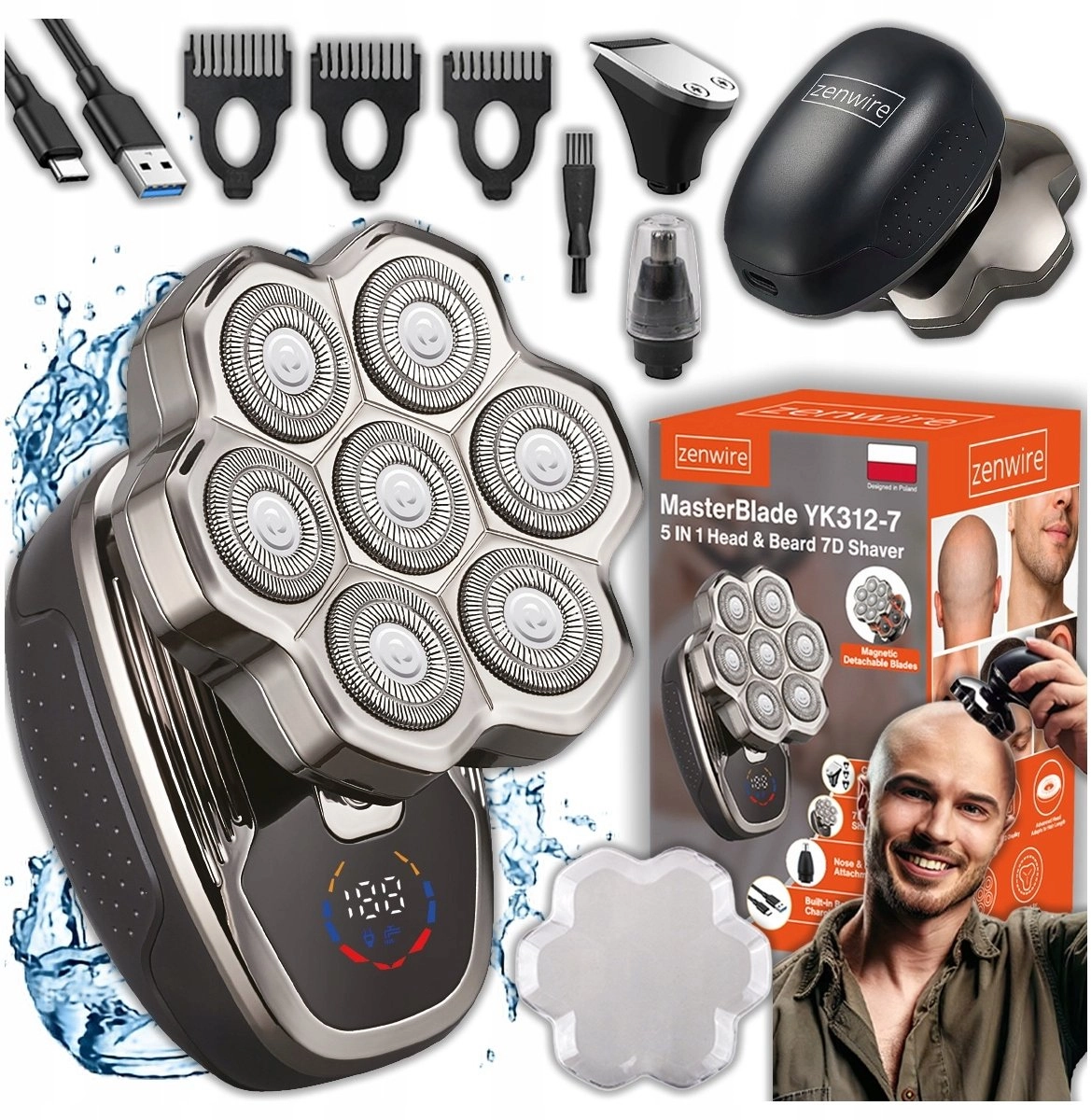 Zenwire Men`s Shaver Razor Trimmer for