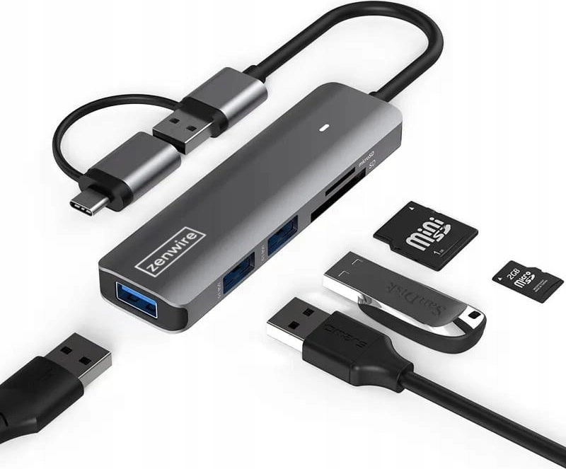USB HUB Zenwire HUB USB-C 7IN1