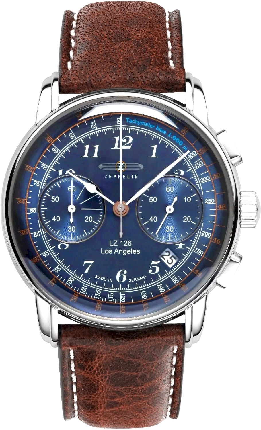 Zeppelin LZ126 Los Angeles 7614-3 Blue Quartz Watch (259329)
