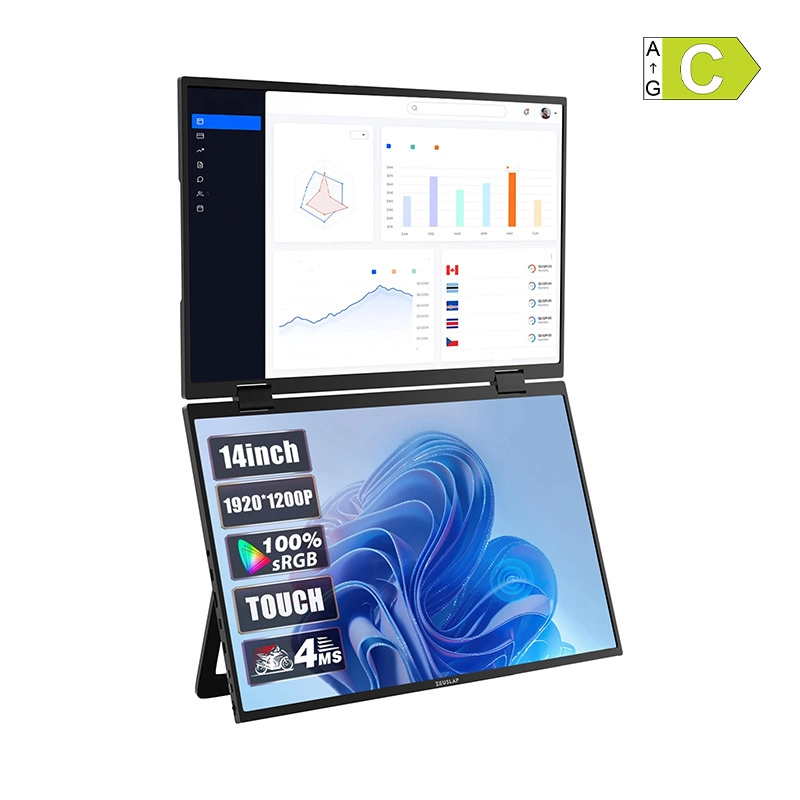 ZEUSLAP Z14W Portable Monitor with a