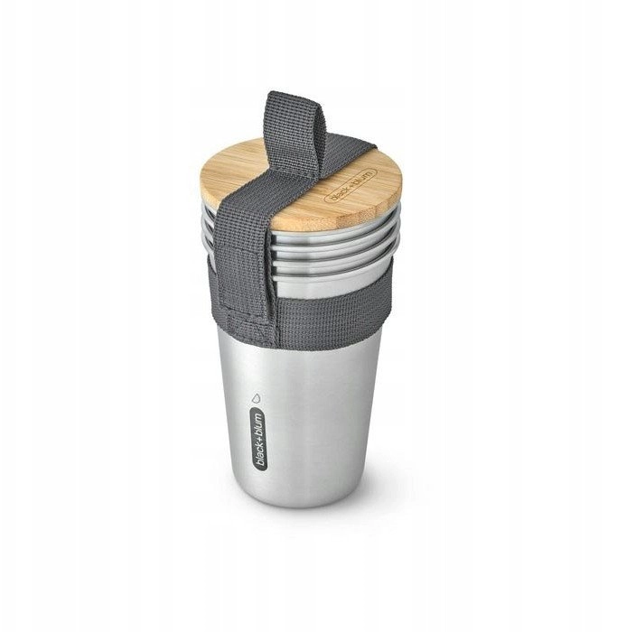 BB-Set of 4 steel cups 6el