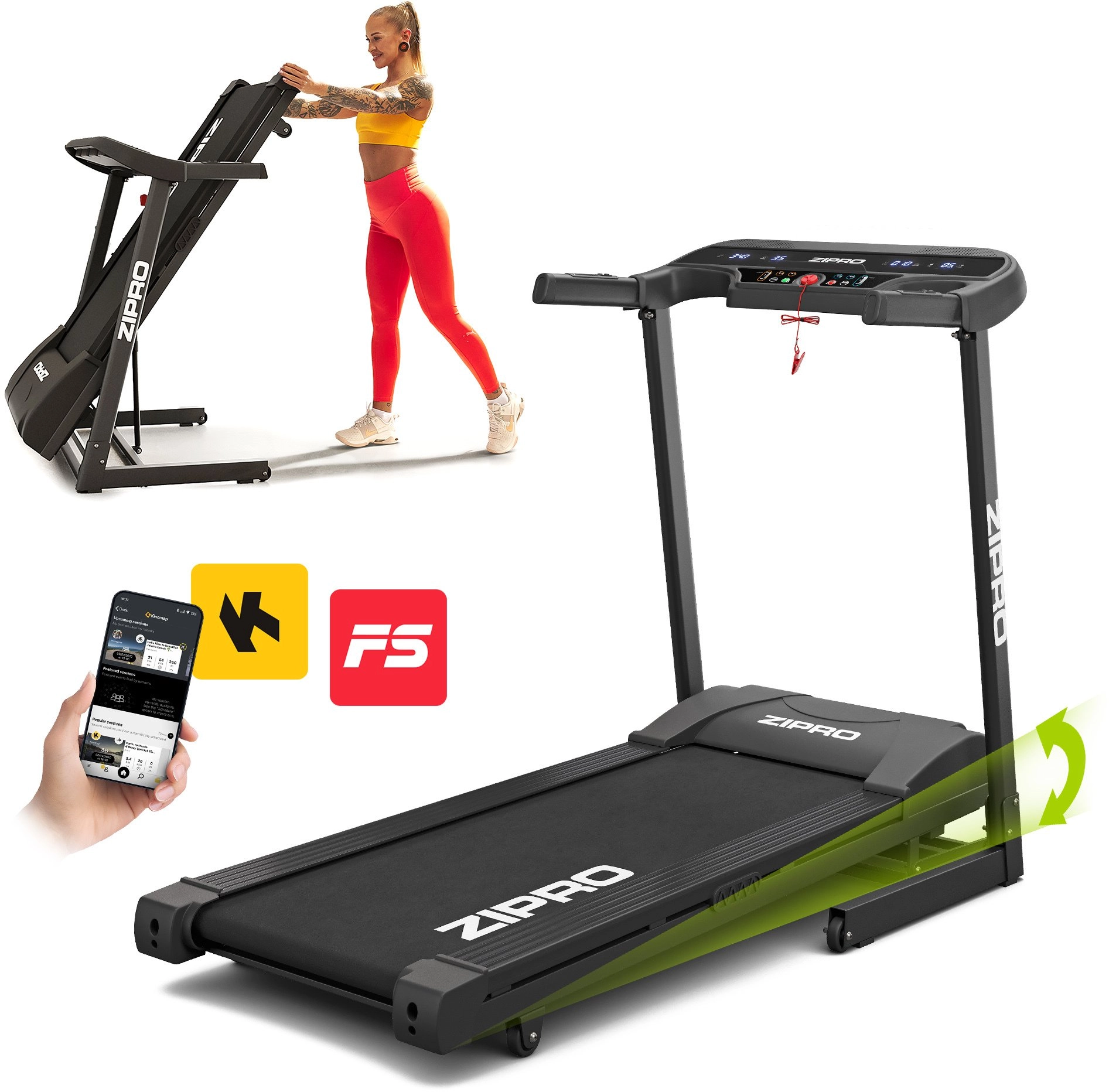 Zipro Pulse electric treadmill 35898592 5902659844408