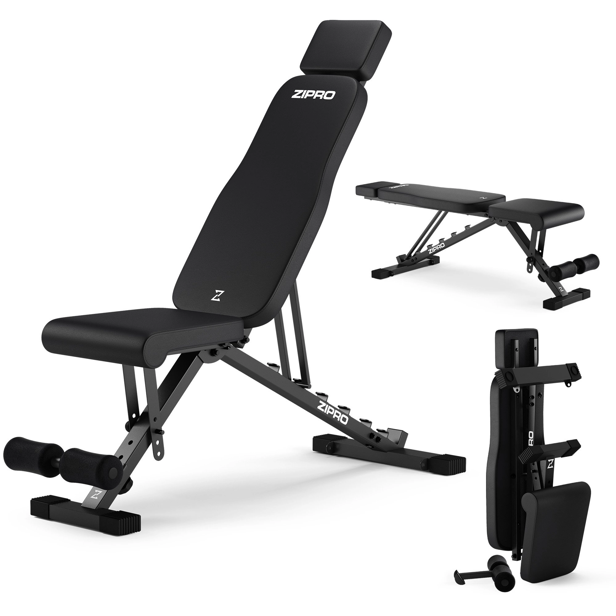 Zipro Ławka treningowa składana Grind 14855507