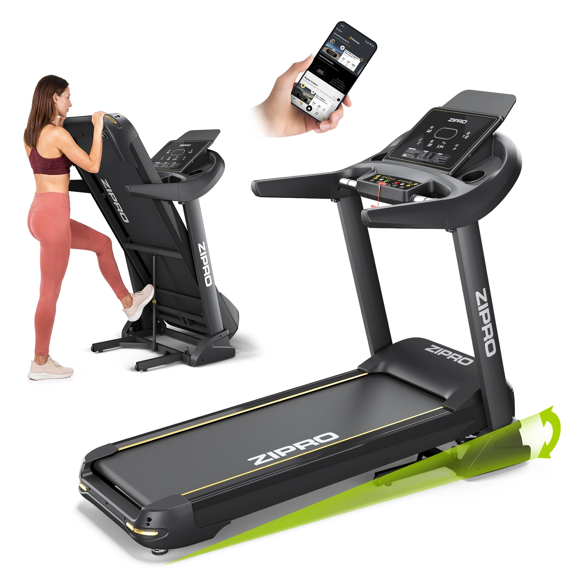 Zipro Pacemaker iConsole+ electric treadmill 5907783039553