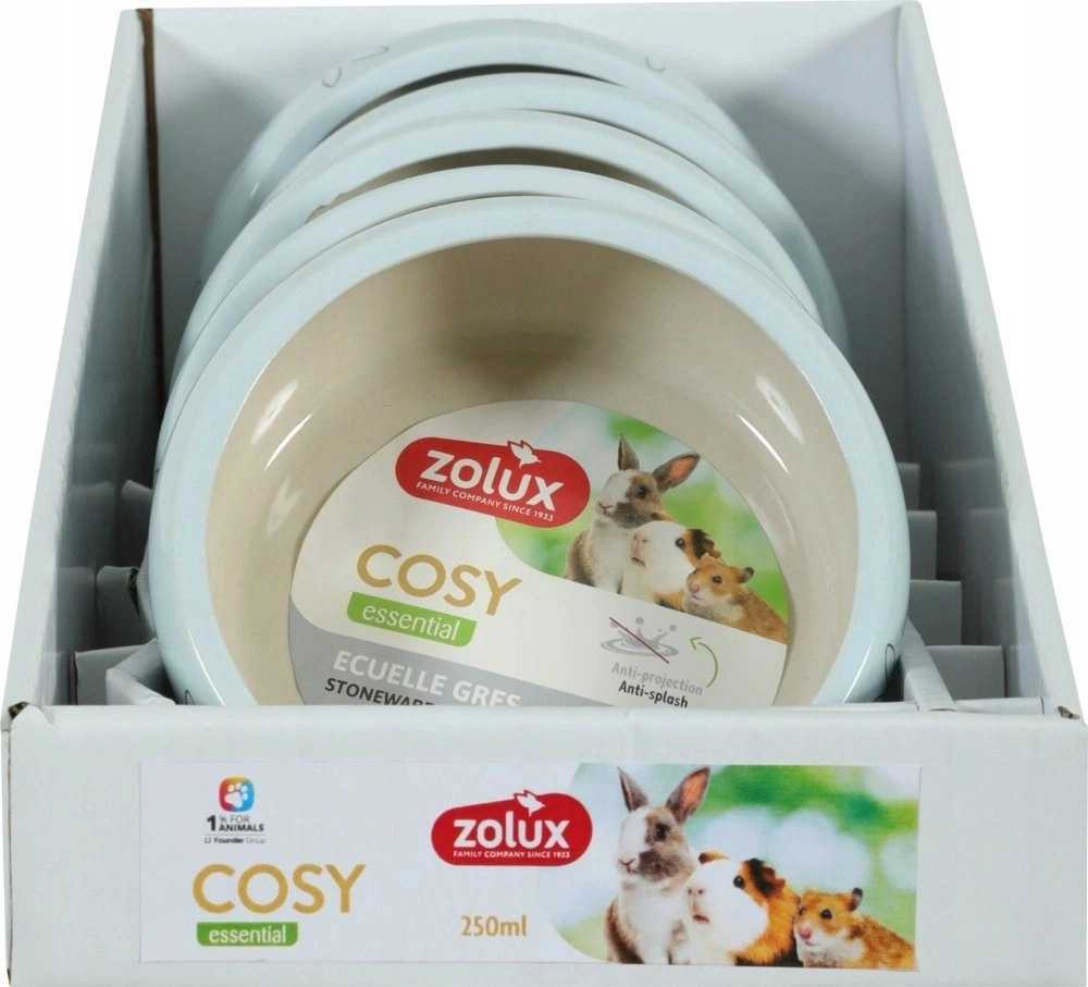 Zolux ZOLUX Anti-splash ceramic bowl for