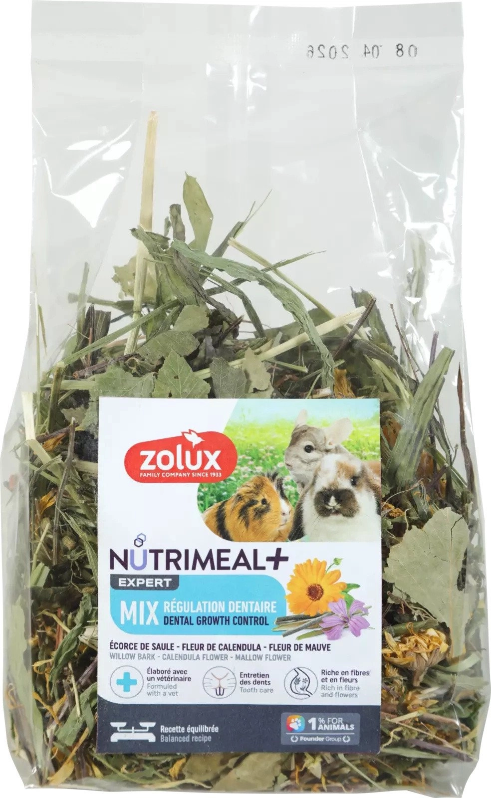 ZOLUX Teeth adjustment mixture rabbit/coffee/chinchilla NUTRIMEAL