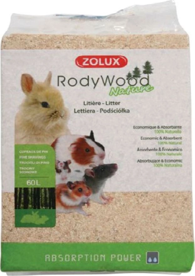 Zolux Podściółka RodyWood Nature 60 l/4