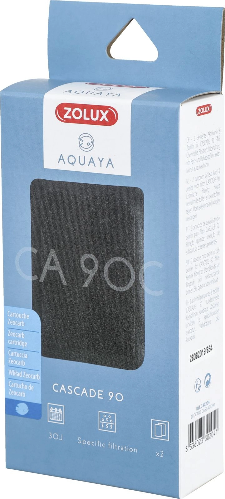 Zolux AQUAYA Zeocarb Cascade 90 cartridge
