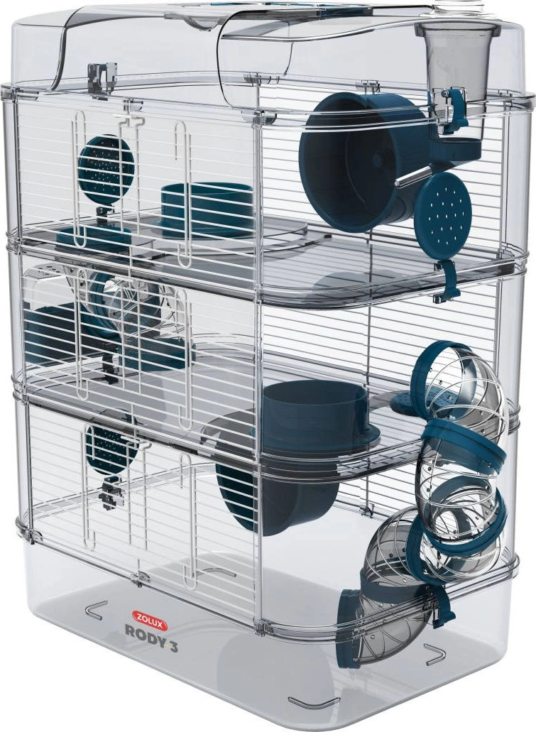 Zolux ZOLUX RODY3 TRIO cage blue