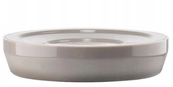 Zone Round soap dish Suii Taupe