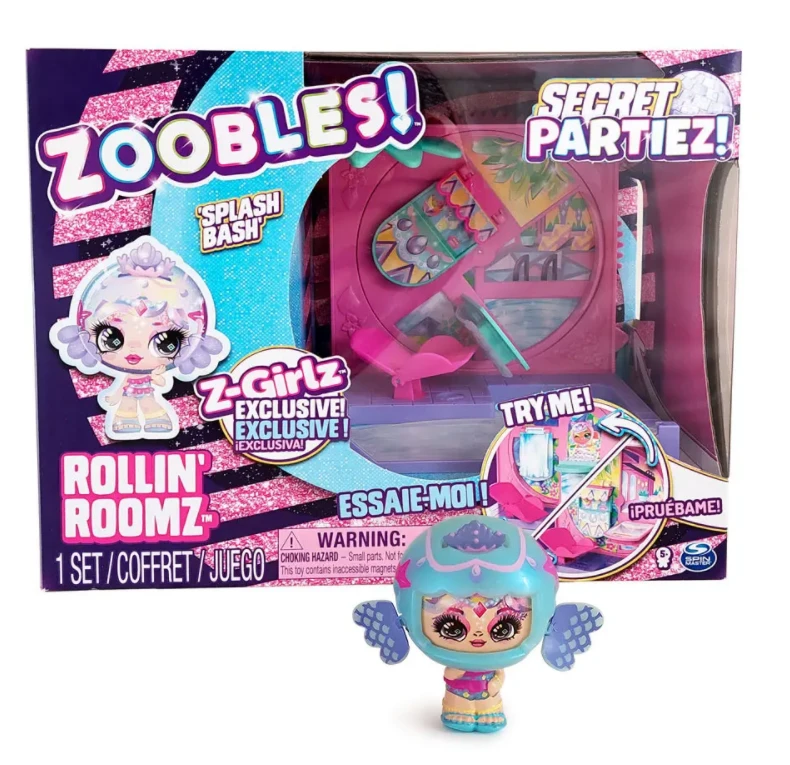 Zoobles Rollin` Roomz Splash Bash 2-in-1