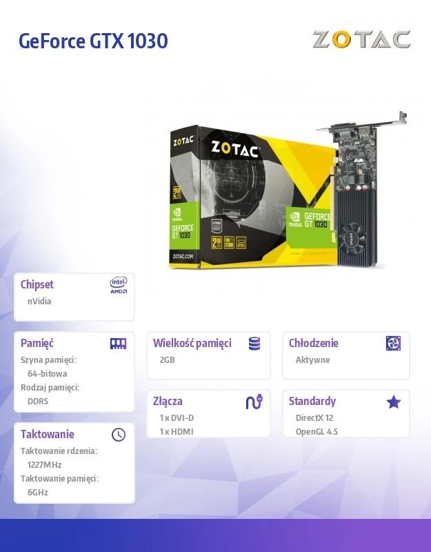 Zotac ZT-P10300A-10L graphics card NVIDIA GeForce