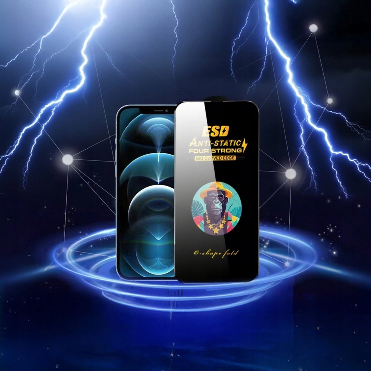 Universal tempered glass 9D OneFit AI-15