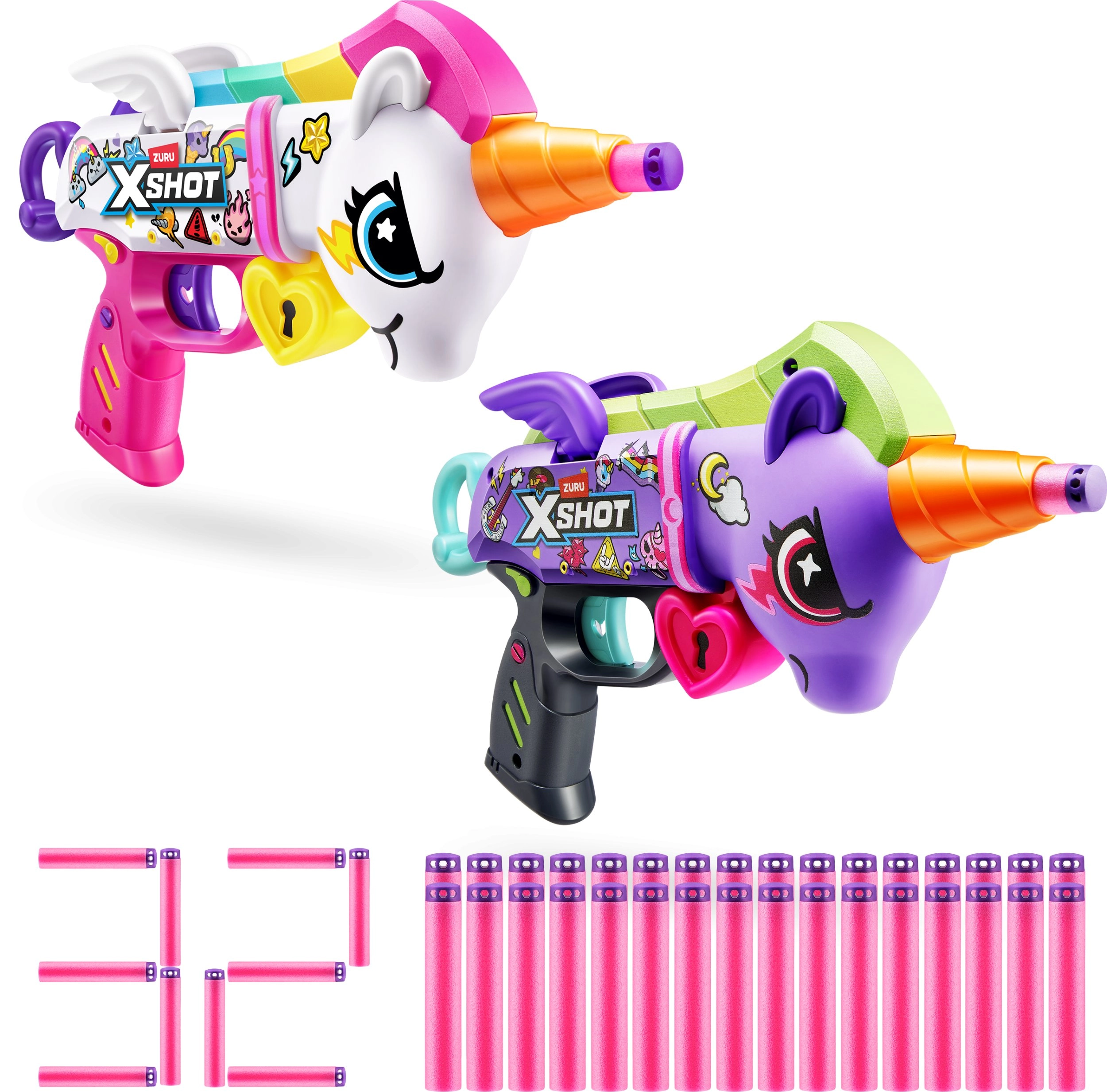 XSHOT-BLASTERCORN-UNICORN BLASTER 2 pak 36855 4894680047464