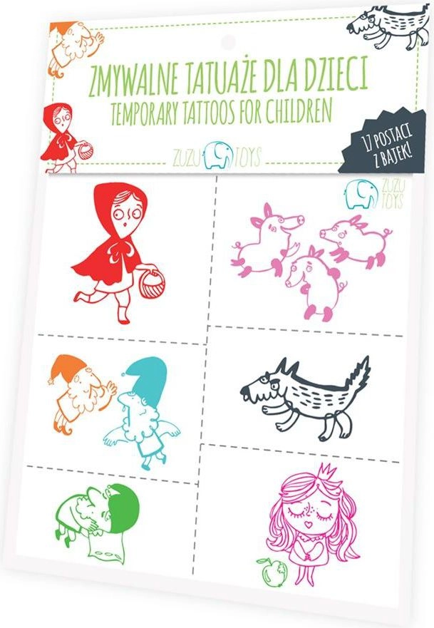 Zuzu Toys Washable tattoos for children