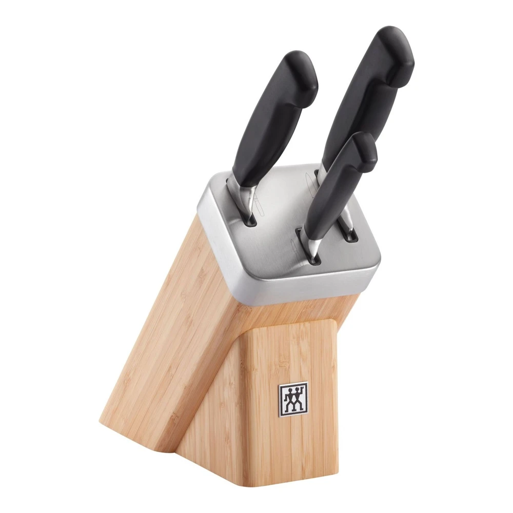 SET OF 3 KNIVES IN SELF-SHARPENING