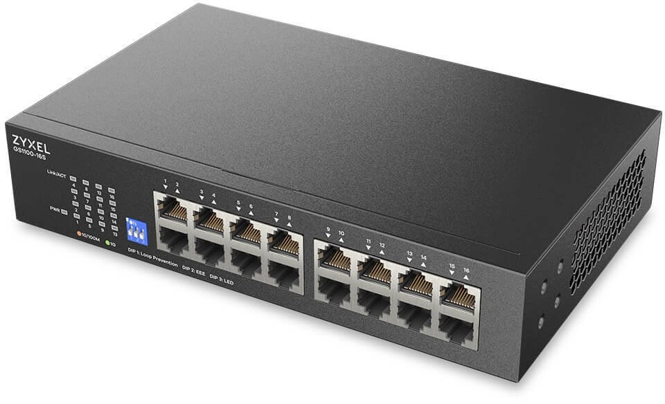 ZyXEL GS1100-16S 16-Port Gigabit Unman. Switch