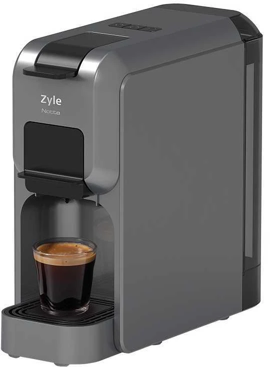 Kapsulu kafijas automāts Zyle Notte 3 in 1, ZY673S, pelēks, 1350W