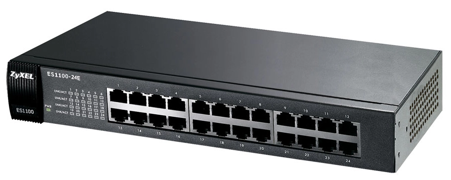 Zyxel ES1100-24E Unmanaged Black ( ES1100-24E-EU01F