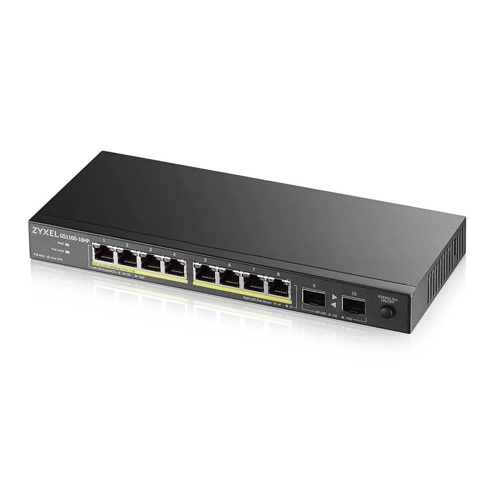 Zyxel GS1100-10HP v2 Unmanaged Gigabit Ethernet