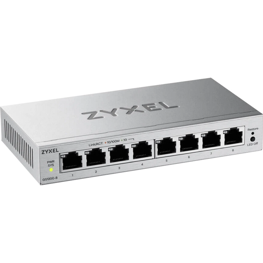 ZYXEL POWER OVER ETHERNET SWITCHES GS1200-8V3