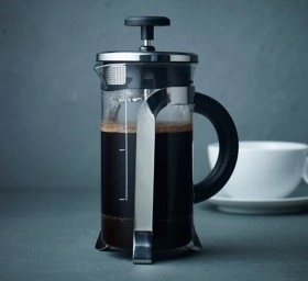 Aerolatte French Press Cafetiere Black  Transparent
