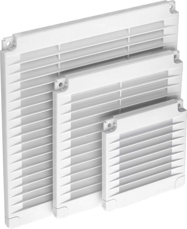 AirRoxy Kratka z zaślepkami 350x350 biała