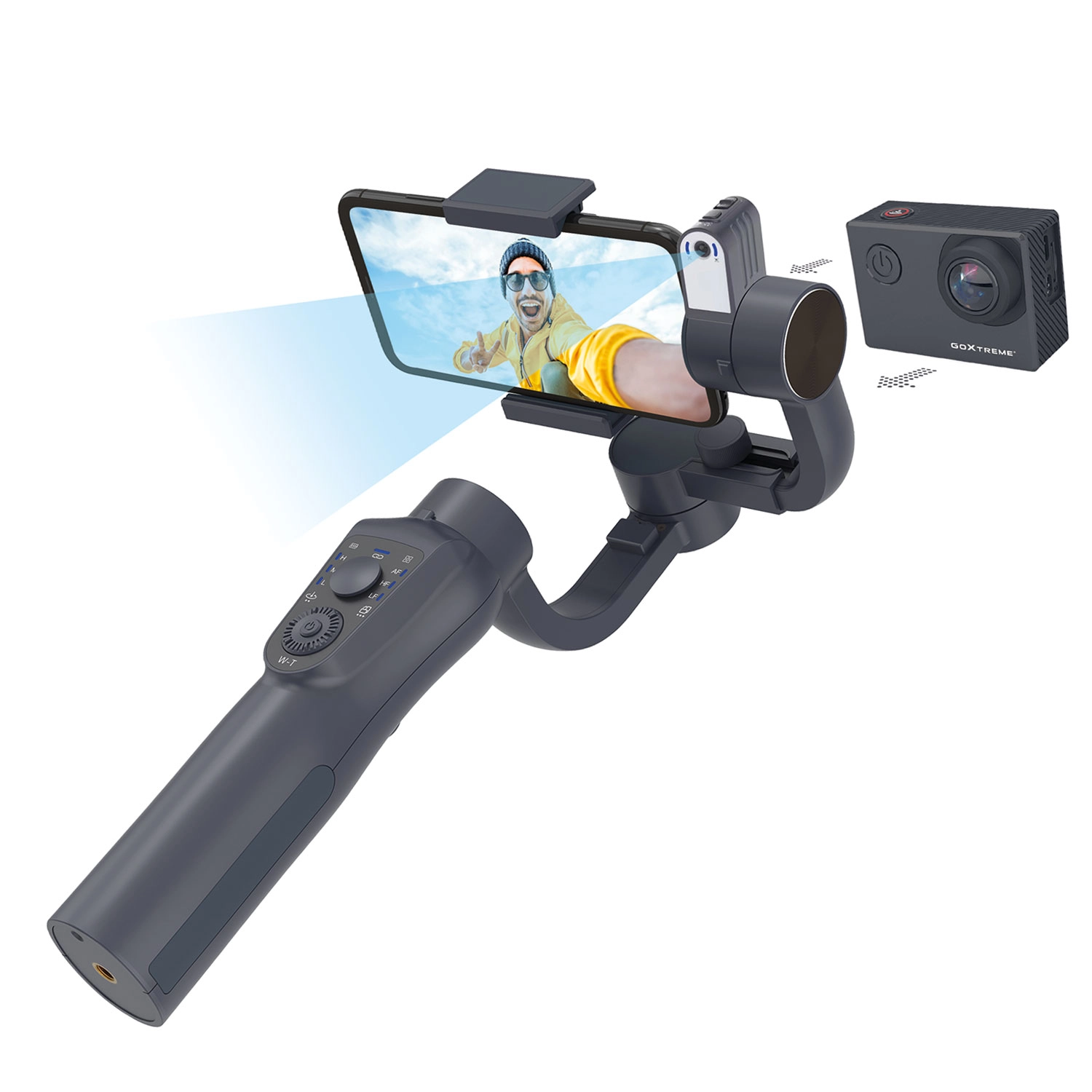 GoXtreme GX4 Gimbal mit Tracker 55245
