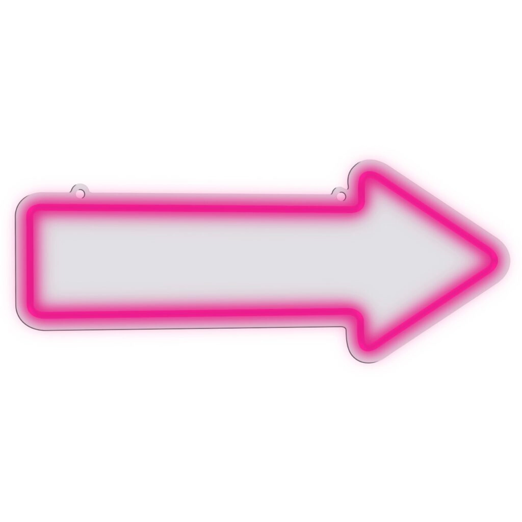 Manta SNL107PK Style Neon Lights ARROW