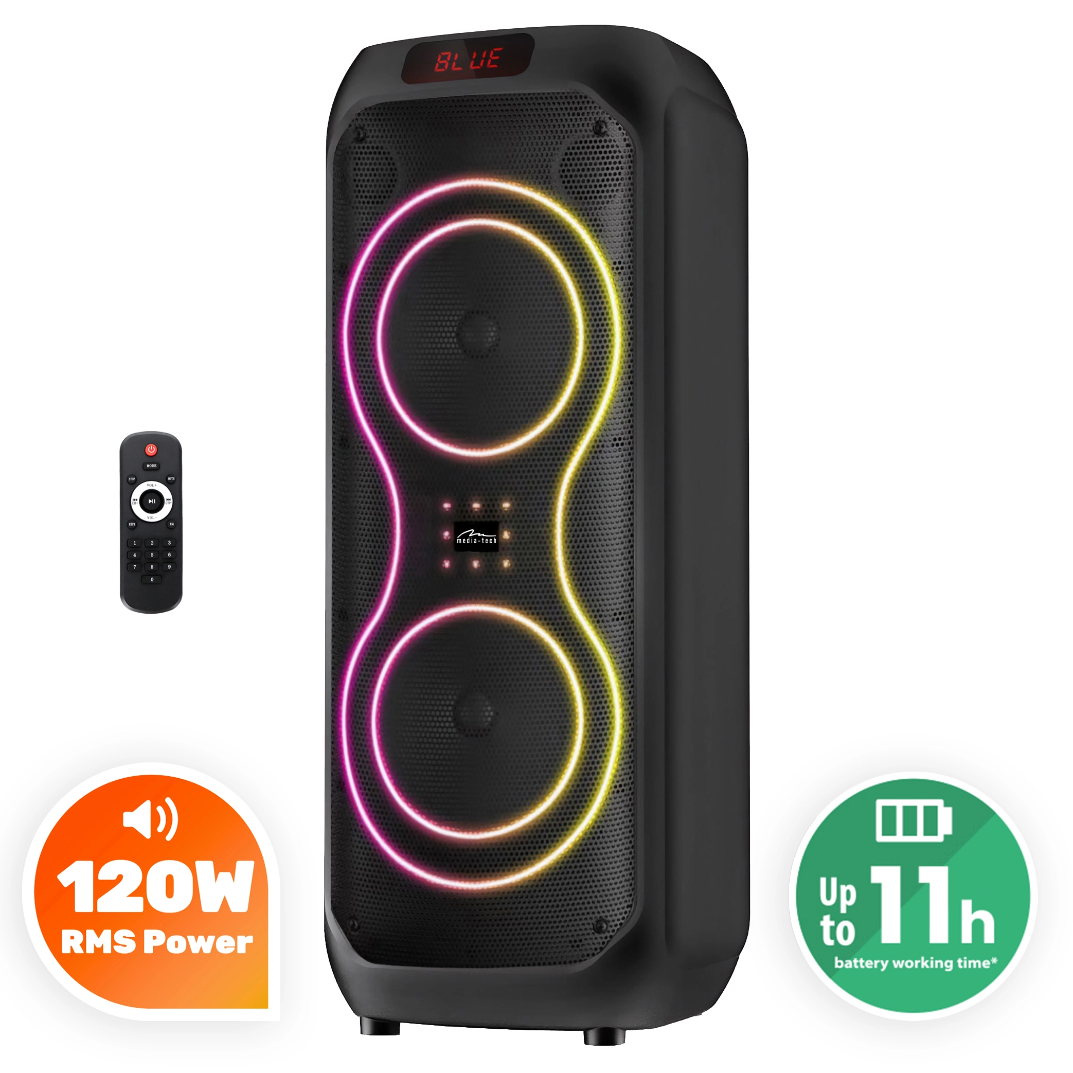 POWER AUDIO MAX - Duży głośnik