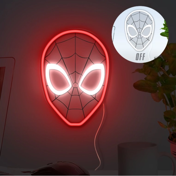 Spiderman Wall Mountable LED Neon Light