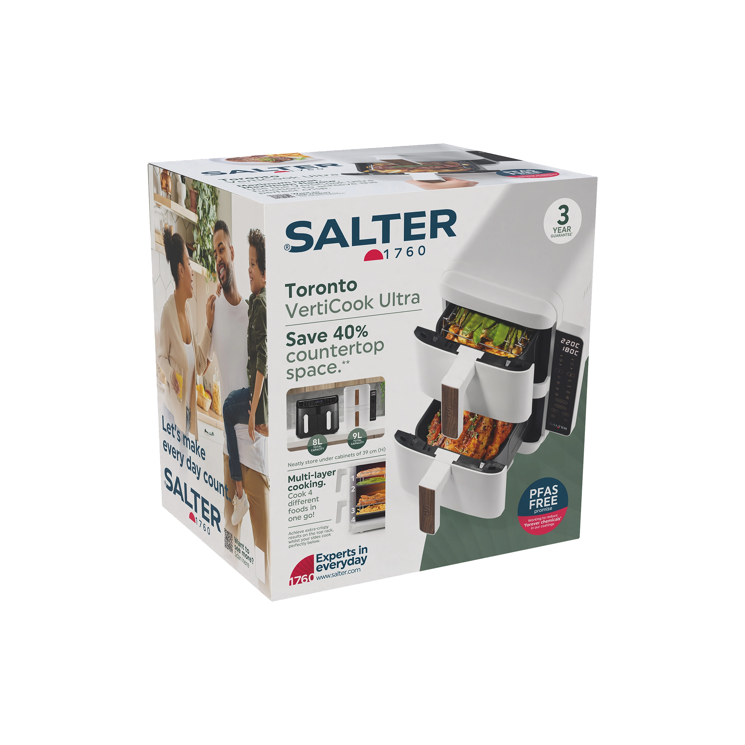 Salter EK6642VDE VertiCook Ultra T-MLX62740 5054061630589