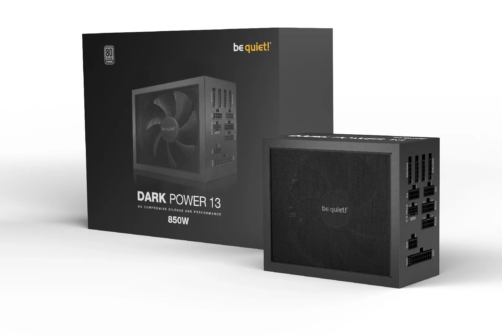 be quiet! Dark Power 13 barošanas bloks 850 W 20+4 tapa ATX ATX Black