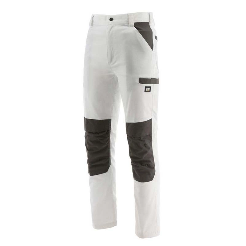 Men`s work trousers CAT white 36/34