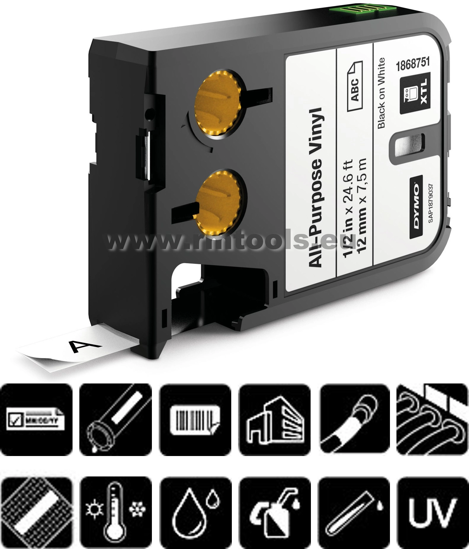DYMO XTL All-Purpose Vinyl Labels  54