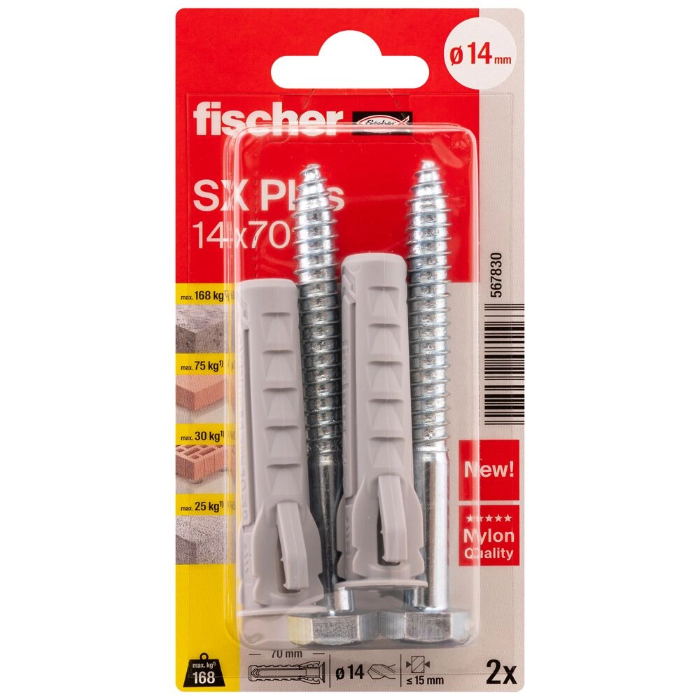 FISCHER paplašināšanas kontaktdakša SX Plus S