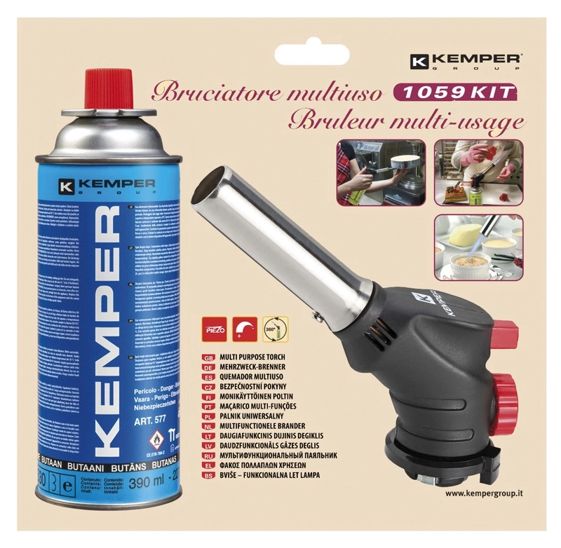 KEMPER Multi-functional burner and gas kit