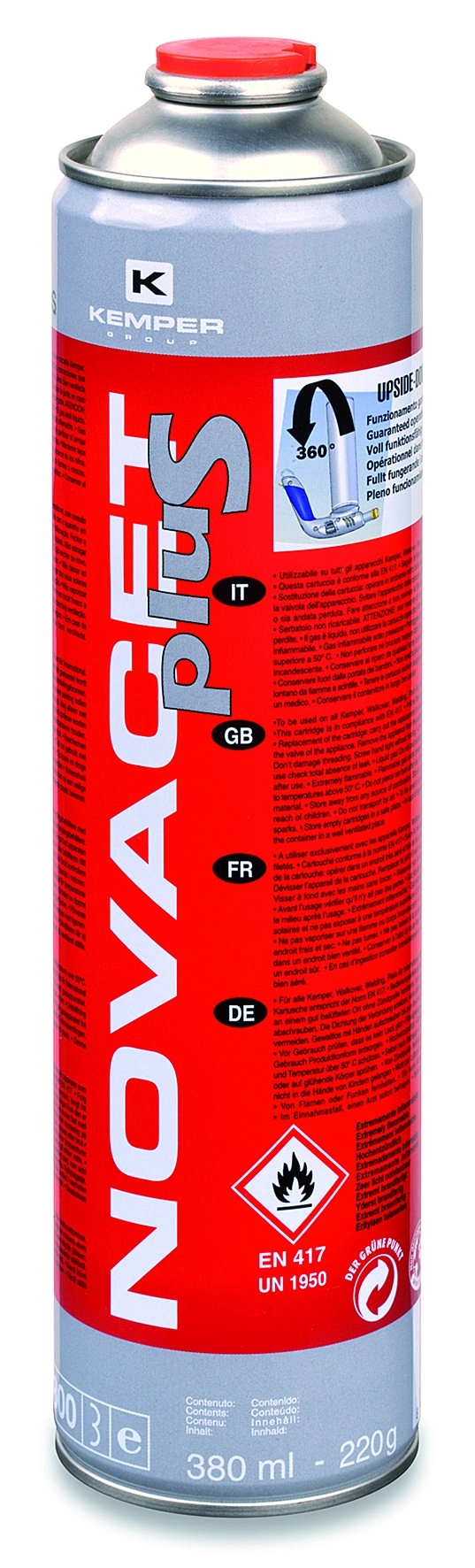 Gāze KEMPER NOVACET AntiFlare 110ml. 580SMINI