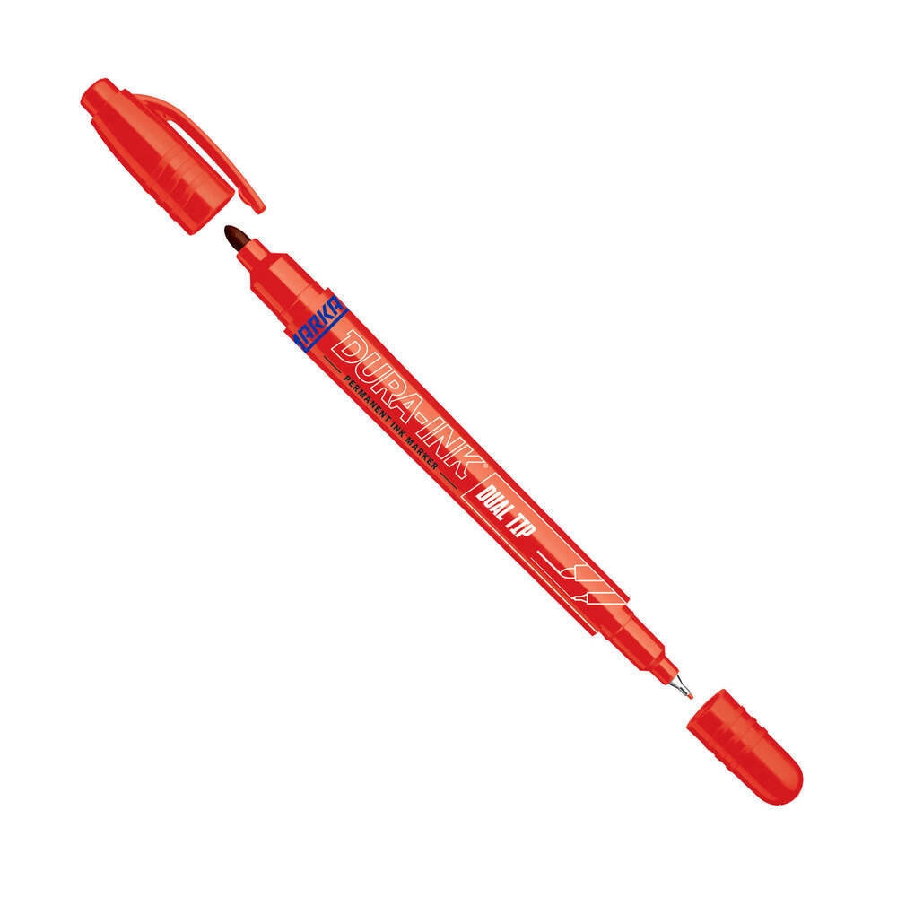 INK MARKER MARKAL DUAL TIP RED