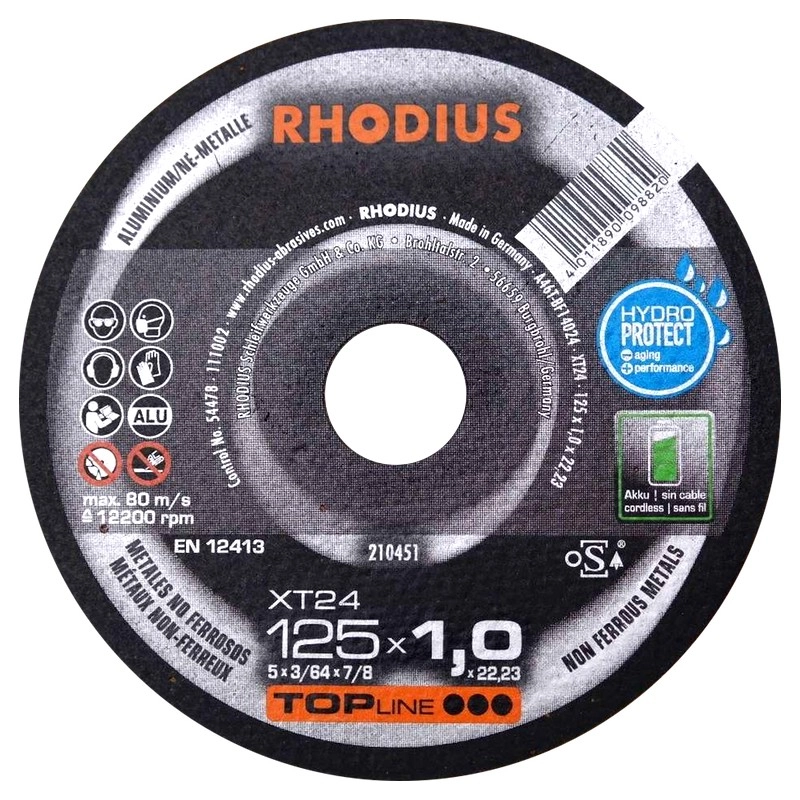 Aluminium cutting disc 125x1x22 ( 210451